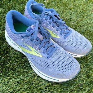 Brooks Women's Ghost 14 Running Shoes - Lavender/Green Sz 9.5